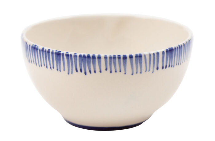 Bowl Blue Lines