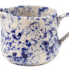 Splatter Milk Jug Blue