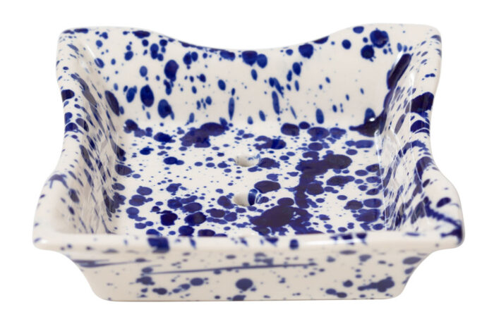Splatter Soap Dish Blue